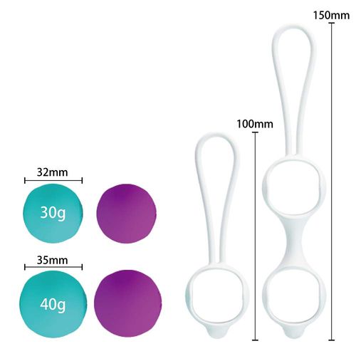 Pretty Love Silicone Kegel Ball Exercise Kit