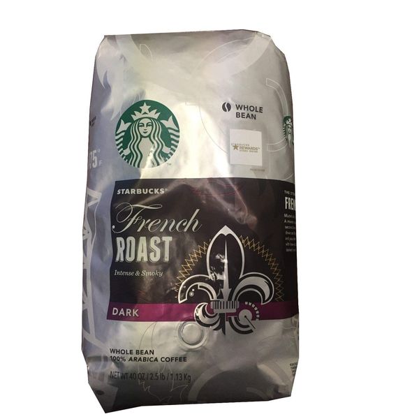 Starbucks Roasted Coffee Bean (French) - Pack of 3 (40 Oz. X 3)