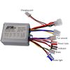 DC 24V 500w Brush Controller Reverse Switch Pedal Ebike Quad Go Kart Drift Trike