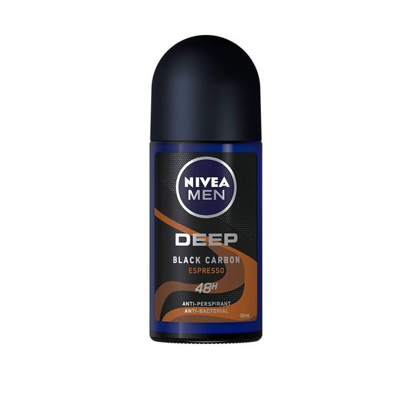 Nivea Roll On Men 50 ml Deep Espresso (Pack of 3)