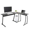 58" L-Shaped Gaming Desk Corner Computer Desk PC Laptop Study Table Workstation 