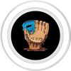 Ice Cream Cone Baseball Glove Dripping Drip PopSockets PopGrip for MagSafe