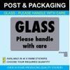 Glass Please Handle with Care, 45 x 65mm, 200