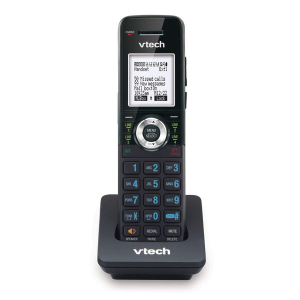 VTech Accessory Handset for VTech AM18447 Small Business System, Black