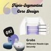 SpinFit Omni Fully Wireless Earbud & Wired Earbud Tips with Premium Silicone Material (Extra Large 1 Pair)