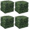 12PCS Artificial Grass Garden Privacy Screen Garden Home Backdrop Wall Decor