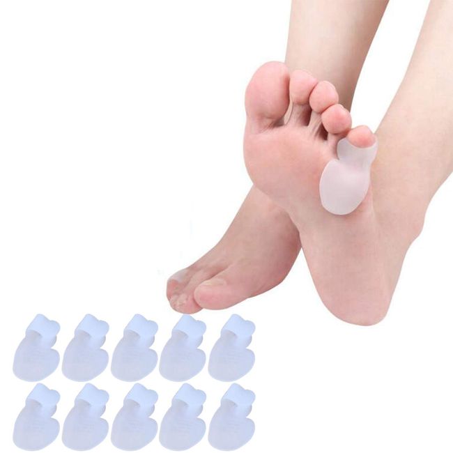5 Pairs Pinky Toe Cushion Splint, Little Toe Separators, Little Toe