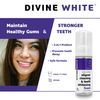 Divine White Dual-Action Stain Removal Aligner/Retainer Cleaner and Teeth Whitening Foam- Hydrogen Peroxide-Good for Invisalign, ClearCorrect, SmileDirectClub, Candid, Byte -Oral Care-Foam Toothpaste