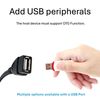 OTG Power Cable for Firestick 4K/4K Max/Lite/Cube/2nd Gen - High-Speed USB Host Adapter, 6-Inch