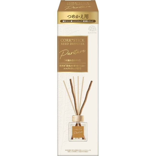 Set of 5: Sukki-ri! CORK + STICK -Puriture- "In the Day of the Trees" Refill, 3.4 fl oz (100 ml)