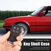 X AUTOHAUX Car Keyless Remote Key Fob Shell Case PG788A 5 Key Button Black