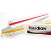 Liquidraw Set Square Triangular Scale Ruler 30cm Geometry Set of 3 Protractor Professional Architectural Engineering Drawing