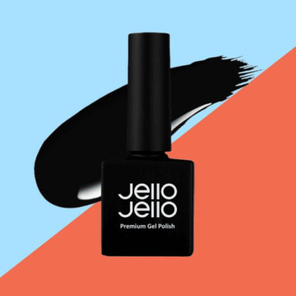 Jello Jello Manicure Gel Nail Polish JC-14 Jet Black_MC