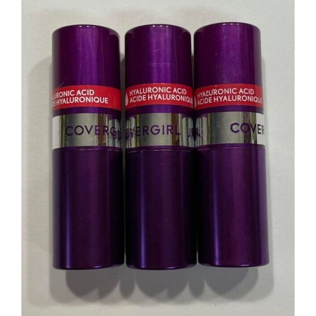 Covergirl Simply Ageless Moisture Renew Core Lipstick Devoted Red 310 Lot of 3