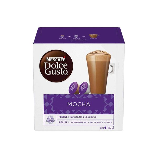 Nescafe Dolce Gusto Mocha 8 per pack - Pack of 2