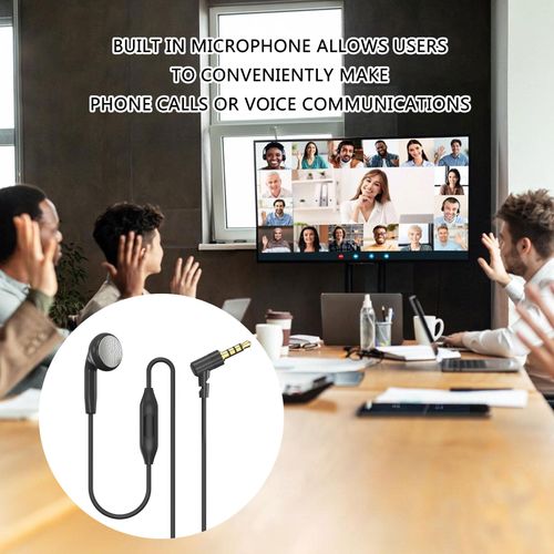Single Side Earbud with Microphone for One Ear Listenings 3.5mm/Type C,Comfortable Fit,Single Earphone One Side Earplugs