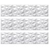 12PCS Decorative 3D Wall Panels Diamond Design Wall Textures Fireproof 12"x12"