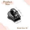 sourcing map 10 Pcs Zipper Sliders, #5 Zipper Pull Replacement for Sewing Bags Coats Jackets Closed-End Pulls Replacing, Dark Gray