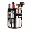 Makeup Organizer Rotating Vanity Organizer and Storage Box 360° Jerry box Black