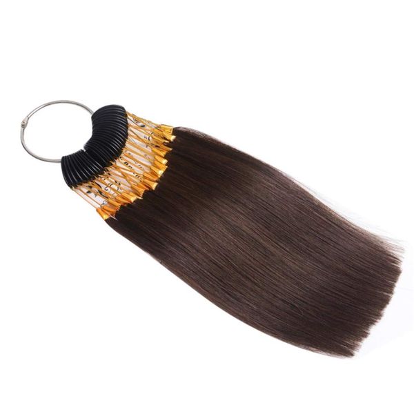 Remeehi Wigs Premium Remy Human Hair Extensions Hair Bundles Extensions Straight Mannequin Head for Hairdressers Beauty Salon Color Practice Dye Practice Human Hair Wigs 30 Bundles Set Dark Brown/4°