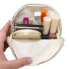 Hokkori Mokomocha Round Pouch [Cream]