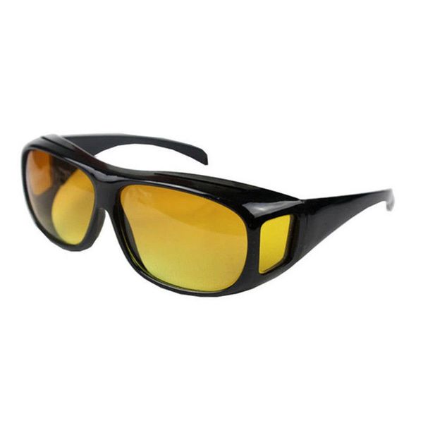 Boolavard Night Sight Night Driving Over Glasses UV Wind Protection (Yellow Lens)