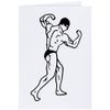 Large (A4) 'Body Builder' Blank Greeting Card (GC00022921)