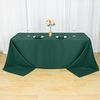 90x132" Hunter Green PREMIUM RECTANGLE Polyester TABLECLOTH Catering Linens