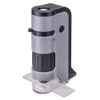 Carson MicroFlip 100-250x LED Illuminated Pocket Microscope with Smartphone Digiscoping Adapter Clip