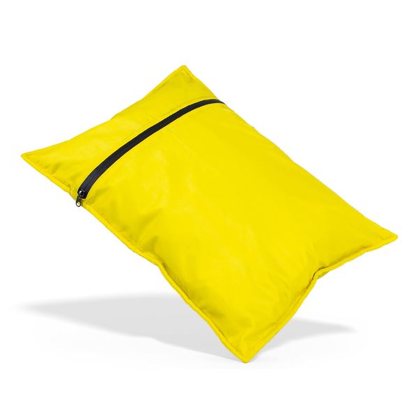 Elan Quest Stuffable Camping Pillow Case Stuff Sack (Small, Yellow) - 10 x 14 - Stuff Sack Pillow - Travel Pillow - Camping Accessories - Camping Pillows for Sleeping Bring Your Own Stuffing