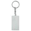 GRAPHICS & MORE Rectangle St. Bonaventure Secondary Logo Keychain in Chrome Plated Metal