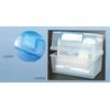 COLLECT CB-6033-CBL Information Box B6 Clear Blue PP with Lid