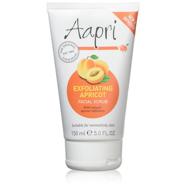 Aapri Exfoliating Apricot Face Facial Scrub Cream 150ml, (Pack of 1)