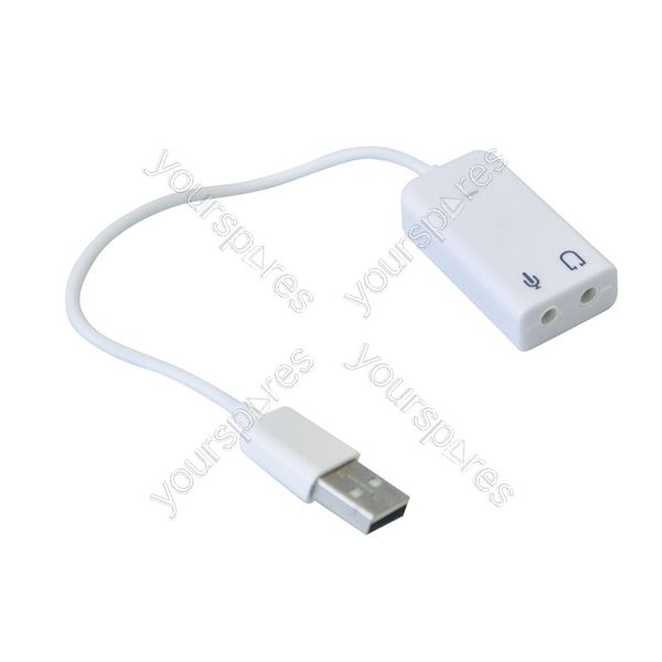 Electrovision Usb Sound Adaptor White