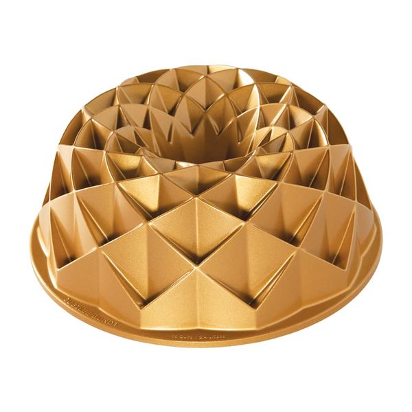 Nordic Ware Jubilee Bundt, 10 Cup, Gold