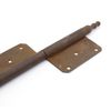 Antique 9.625 x 4.25 Cast Iron Steeple Tips Door Hinges