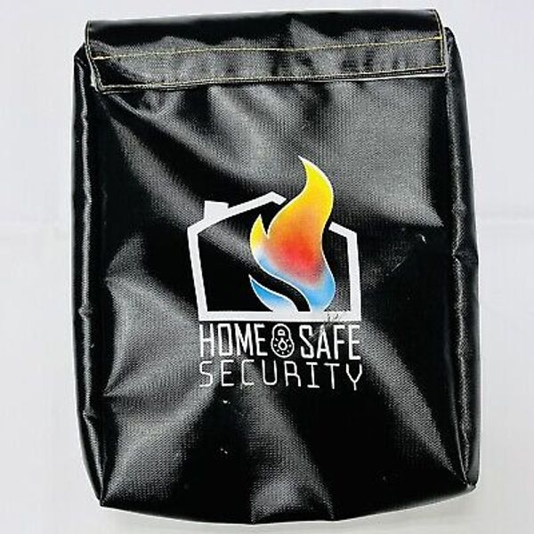 Fireproof Safe Security Box for Valuables, Waterproof and Fireproof Bag 15×11×2