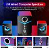 USB Computer Speakers System Stereo Bass Subwoofer LED for Desktop Laptop PC US