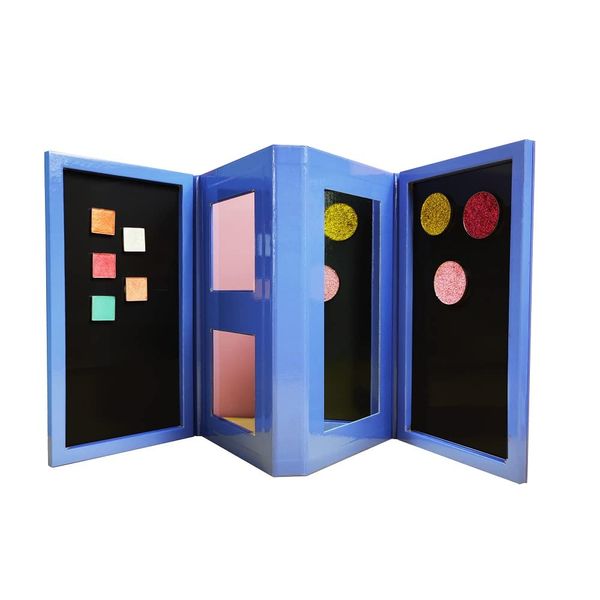 Coosei magnetic makeup palette empty fold double layer