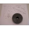 COLEMAN FLEETWOOD UPPER CRANK 24 TOOTH GEAR