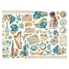 Stamperia DFLDC111 Die Cuts, Assorted, 17.3 x 7.3 x 0.3 cm