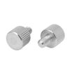 Sourcingmap Computer PC Case M4 x 6mm Stainless Steel Flat Head Knurled Thumb Screw 5pcs