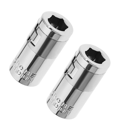 SG Store 2Pcs 1/4" Square Hole to 1/4" Hex Converter Metal 1/4" Square Drive to 1/4" Hex Socket Bits Converter Screwdriver Bit Adapter Screwdriver Accessories