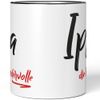 JUNIWORDS Tasse, Ipsa, die Wundervolle, Schwarz (5245948)