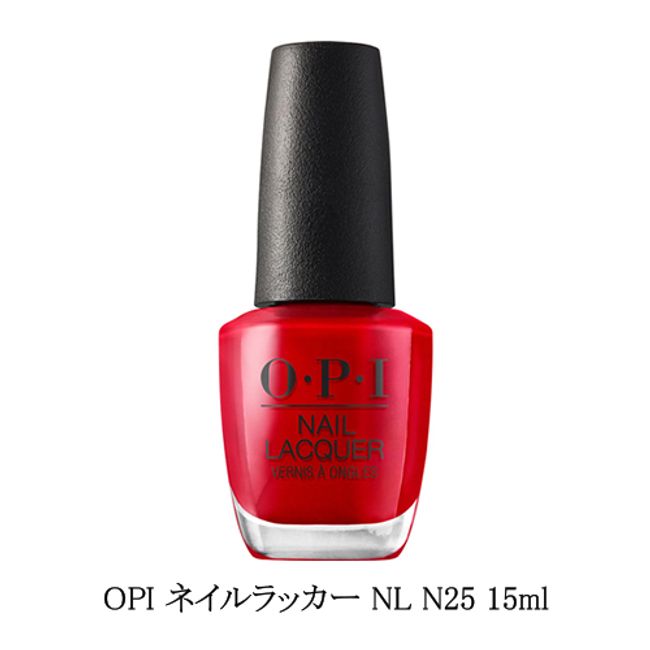 OPI Nail Lacquer NL N25 15ml [Domestic Genuine Product] Testing Supplies Manicure Nail Color Nail Polish Polish Color Testing Color Red Red Nail Artist Self Nail OPI Big Apple Red Nail Art Design Nail Salon New