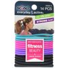 Scunci No-Slip Grip Evolution Jelly Ponytailers, 14 Count