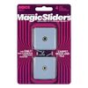 Magic Sliders Nylon/Plastic Screw-On Sliding Discs Gray 4 pk