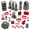 BMC Classic SciFi Mars Base Camp - 24pc Plastic Army Men Space Accessory Playset