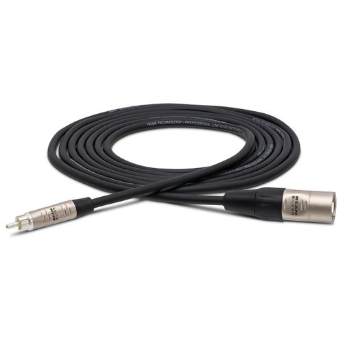 Hosa HRX-005 Pro RCA to XLR Male Unbalanced Interconnect Cable - 5 foot