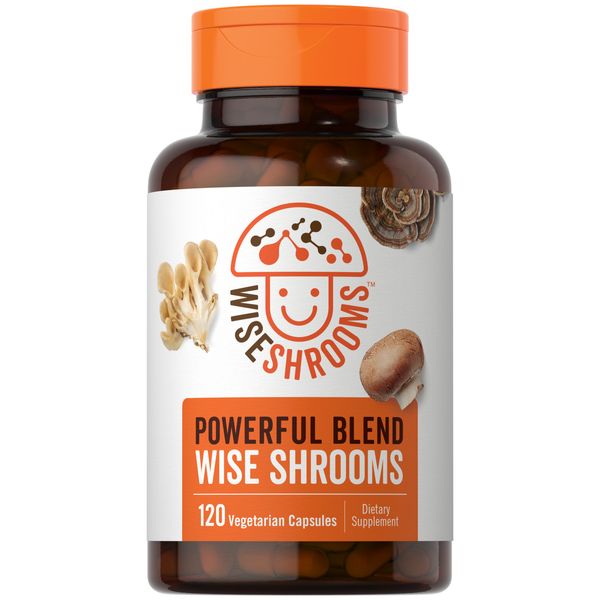Mushroom Complex Capsules | 1650mg | 120 Count | Vegetarian | by Carlyle